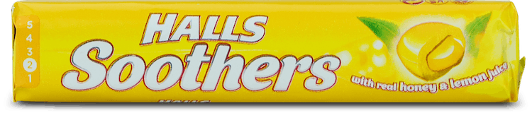 Halls Soothers Honey and Lemon 45g