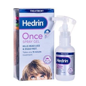 Hedrin Once Spray Gel