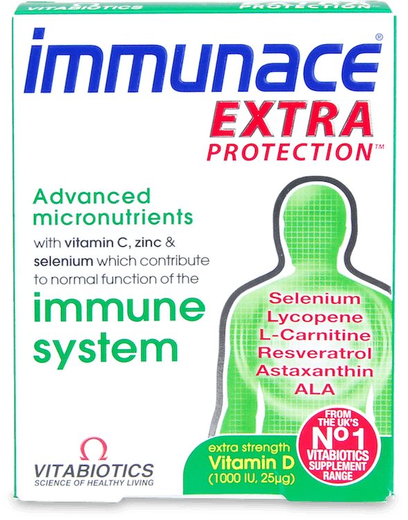 Vitabiotics Immunace Extra Protection 30 Tablets