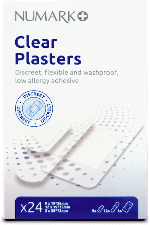 Numark Clear Plasters 24 Pack