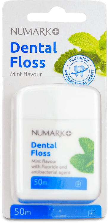 Numark Waxed Dental Floss Mint Flavour 50m