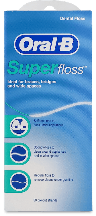 Oral-B Super Floss Pre-Cut 50 Pack