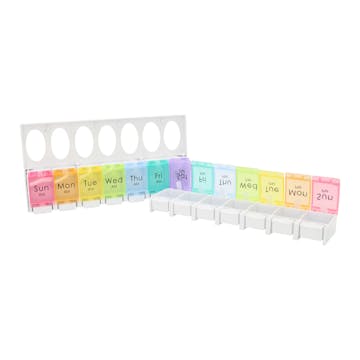 Weekly Easy Open Pill Box Organiser