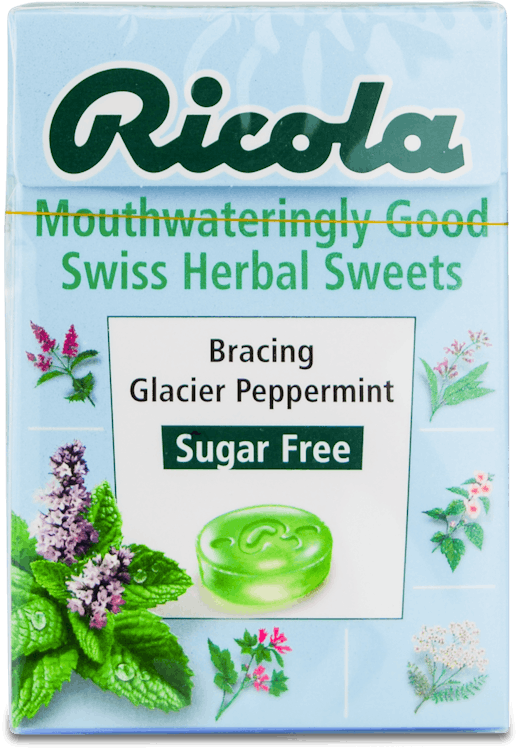 Ricola Bracing Glacier Peppermint Lozenges 45g