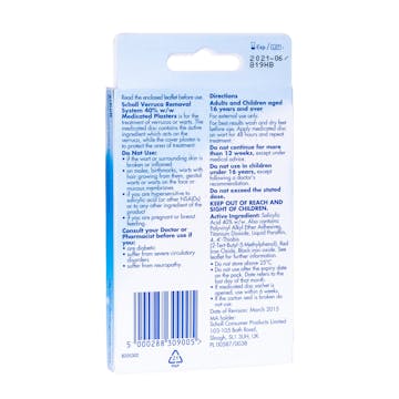 Scholl Verruca Removal Medicated Plasters