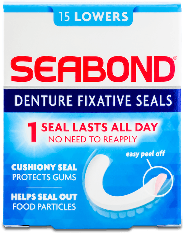 Seabond Denture Fixative Seals 15 Lowers