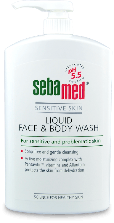 Sebamed Liquid Face & Body Wash 1l