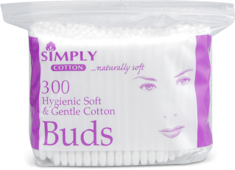 Simply Cotton Buds 300 Pack