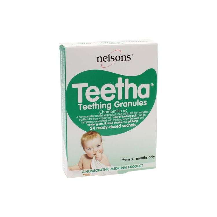 Nelsons Teetha Teething Granules 3+ Months - 24 Sachets