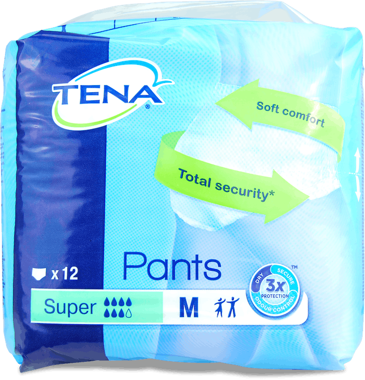 Tena Pants Super Medium 12 Pack