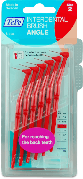 TePe Interdental Brush Angle 0.5mm 6 Pack