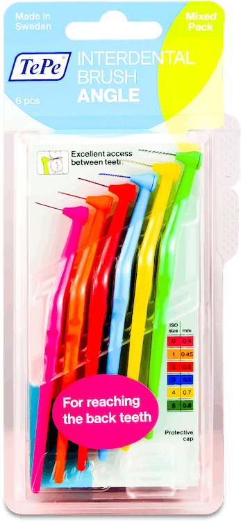 TePe Interdental Brush Angle Mixed 6 Pack