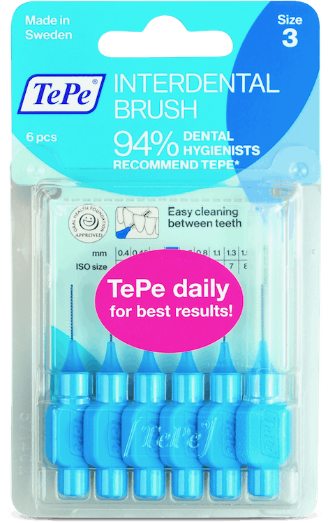 TePe Interdental Brushes 0.6mm 6 Pack