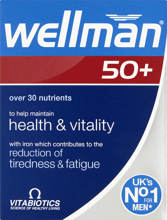 Vitabiotics Wellman 50+ 30 Tablets