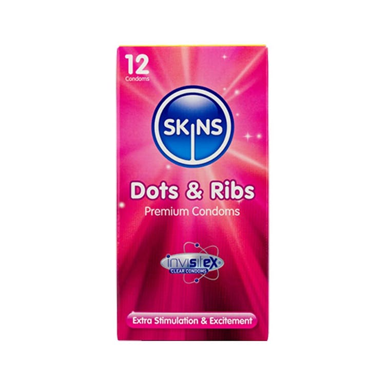 Skins Dots & Ribs - 12 Condoms