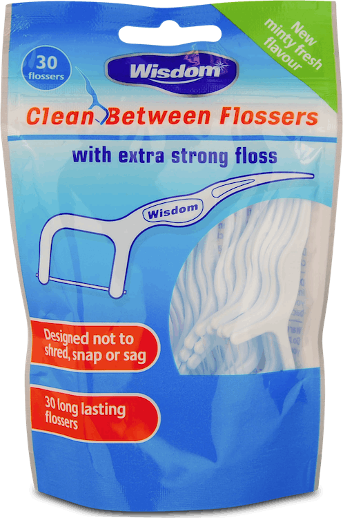 Wisdom Clean Between Flossers 30