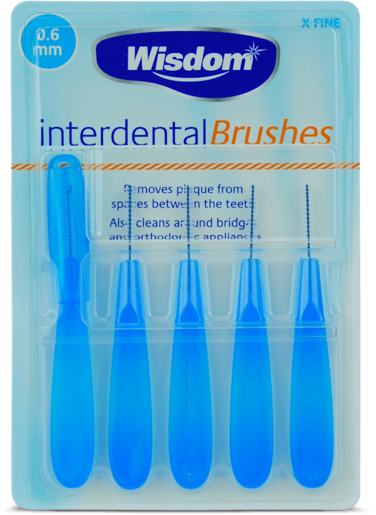 Wisdom Interdental Brushes 0.6mm 5 Pack