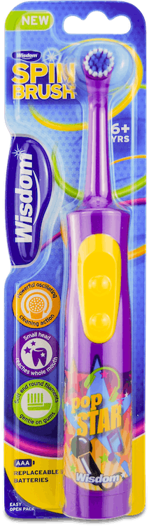 Wisdom Spin Brush (6+ Years) 1 Toothbrush