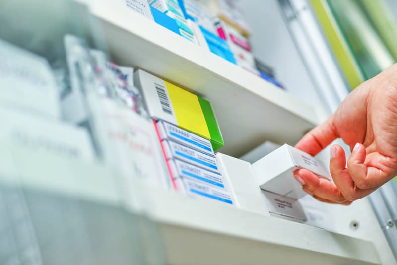 Medication at a pharmacy