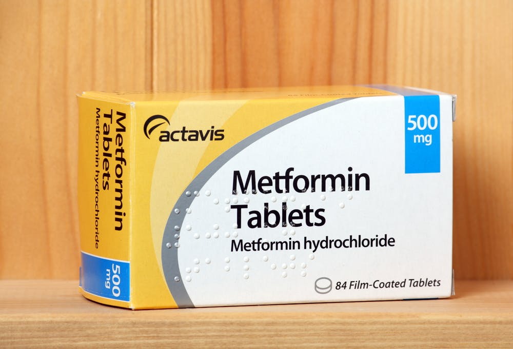 Metformin tablets for diabetes