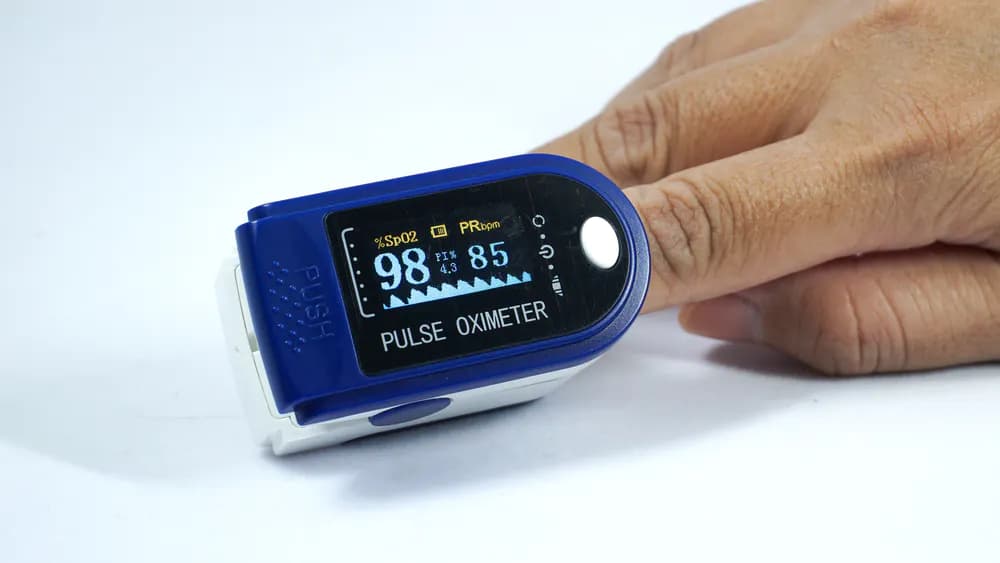 Blood oxygen meter