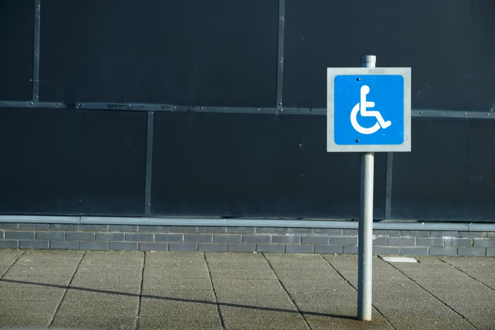 blue badge parking for the disabled