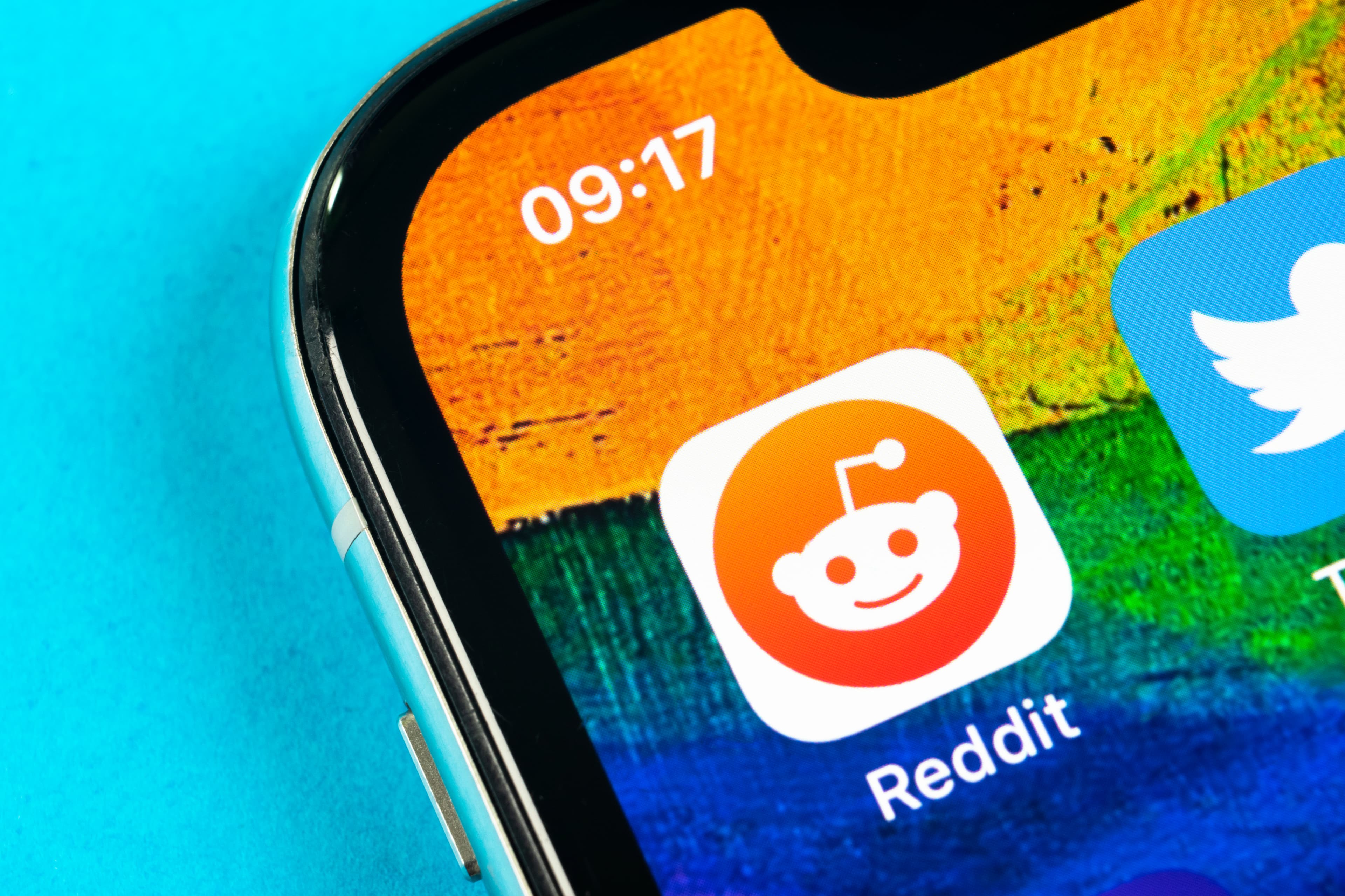 Reddit app on a mobile phone