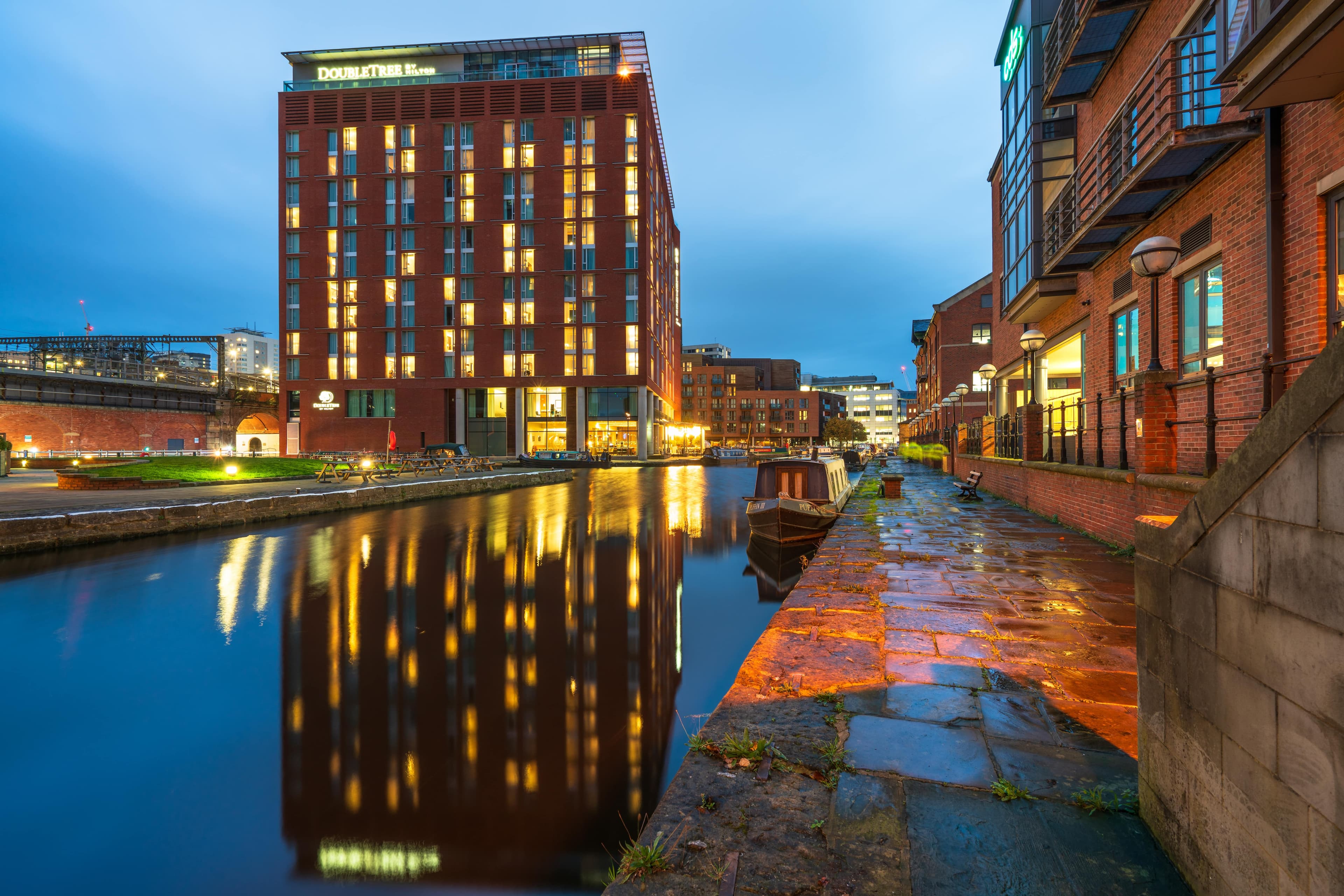 A canal in Leeds