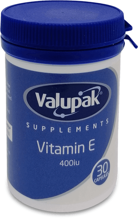 Valupak Vitamin E 400iu 30 Capsules