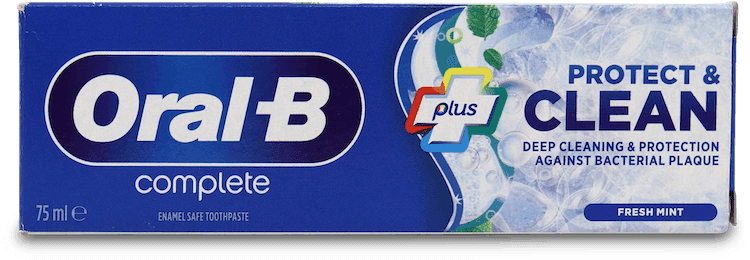 Oral-B Complete Toothpaste+ Mouthwash Protect & Clean 75ml