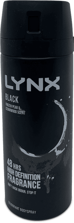 Lynx Black Frozen Pear And Cedarwood Scent 150ml