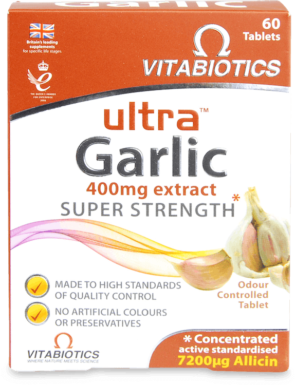 Vitabiotics Ultra Garlic Super Strength 60 Tablets