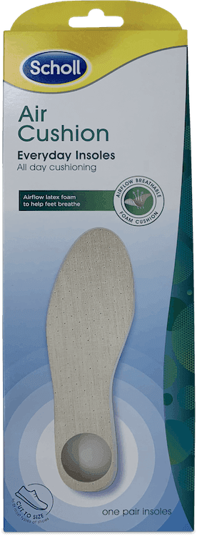 Scholl Air Cushion Everyday Insoles 1 Pair