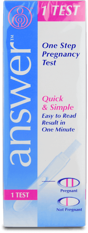 Answer One Step Pregnancy Test 1 Pack
