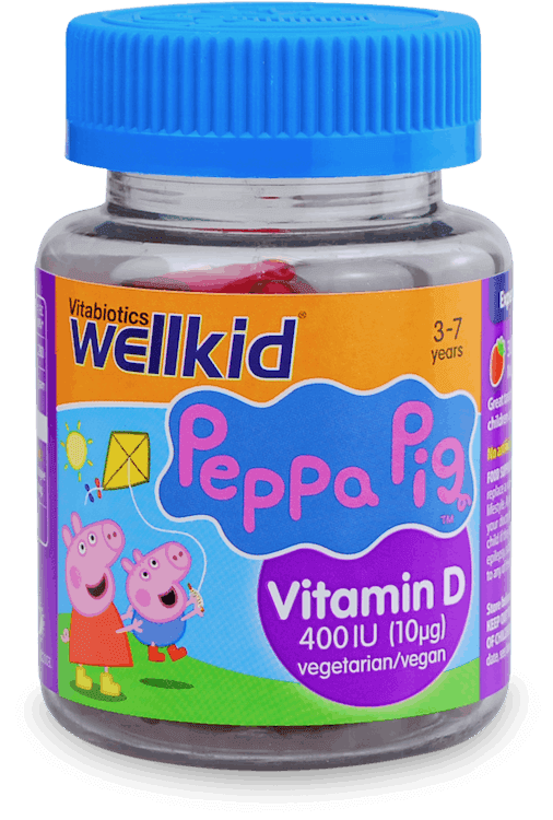 Vitabiotics Wellkid Peppa Pig Vitamin D Formula 30 Soft Jellies