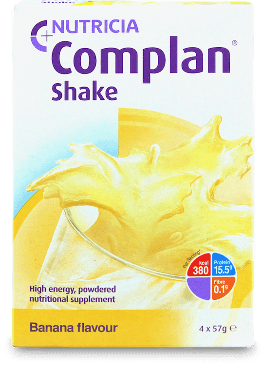 Complan Shake Banana Flavour 57g 4 Pack