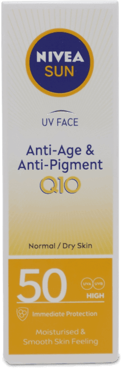 Nivea Uv Face Q10 Anti-Age & Anti-Pigments SPF50 50ml