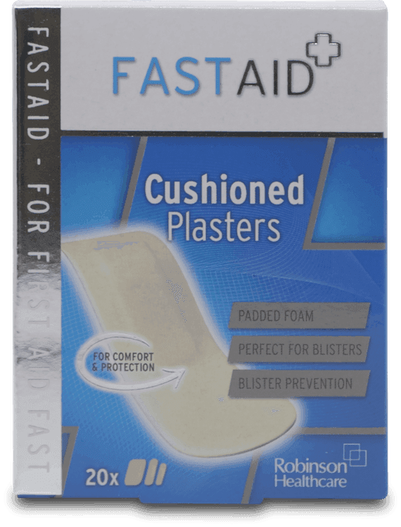Fast Aid Cushioned Plasters 20 Pack