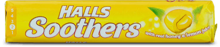 Halls Soothers Honey and Lemon 45g