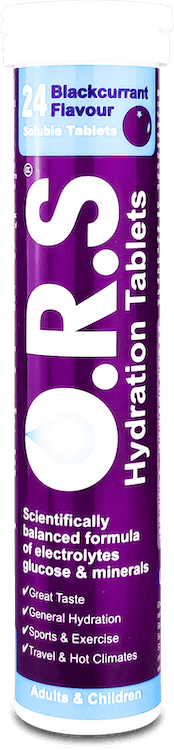 O.R.S. Hydration Blackcurrant 24 Tablets