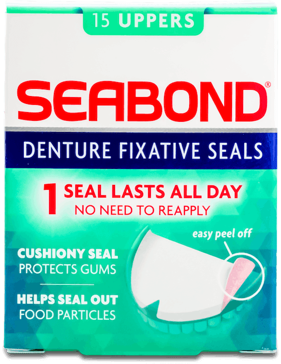 Seabond Denture Fixative Seals 15 Uppers