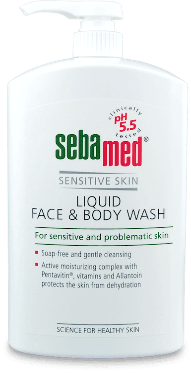 Sebamed Liquid Face & Body Wash 1l