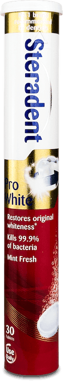 Steradent Pro White 30 Tablets