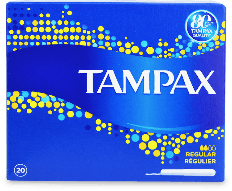 Tampax Regular Tampons with Applicator 20 Pack