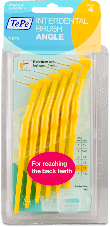 TePe Interdental Brush Angle 0.7mm 6 Pack